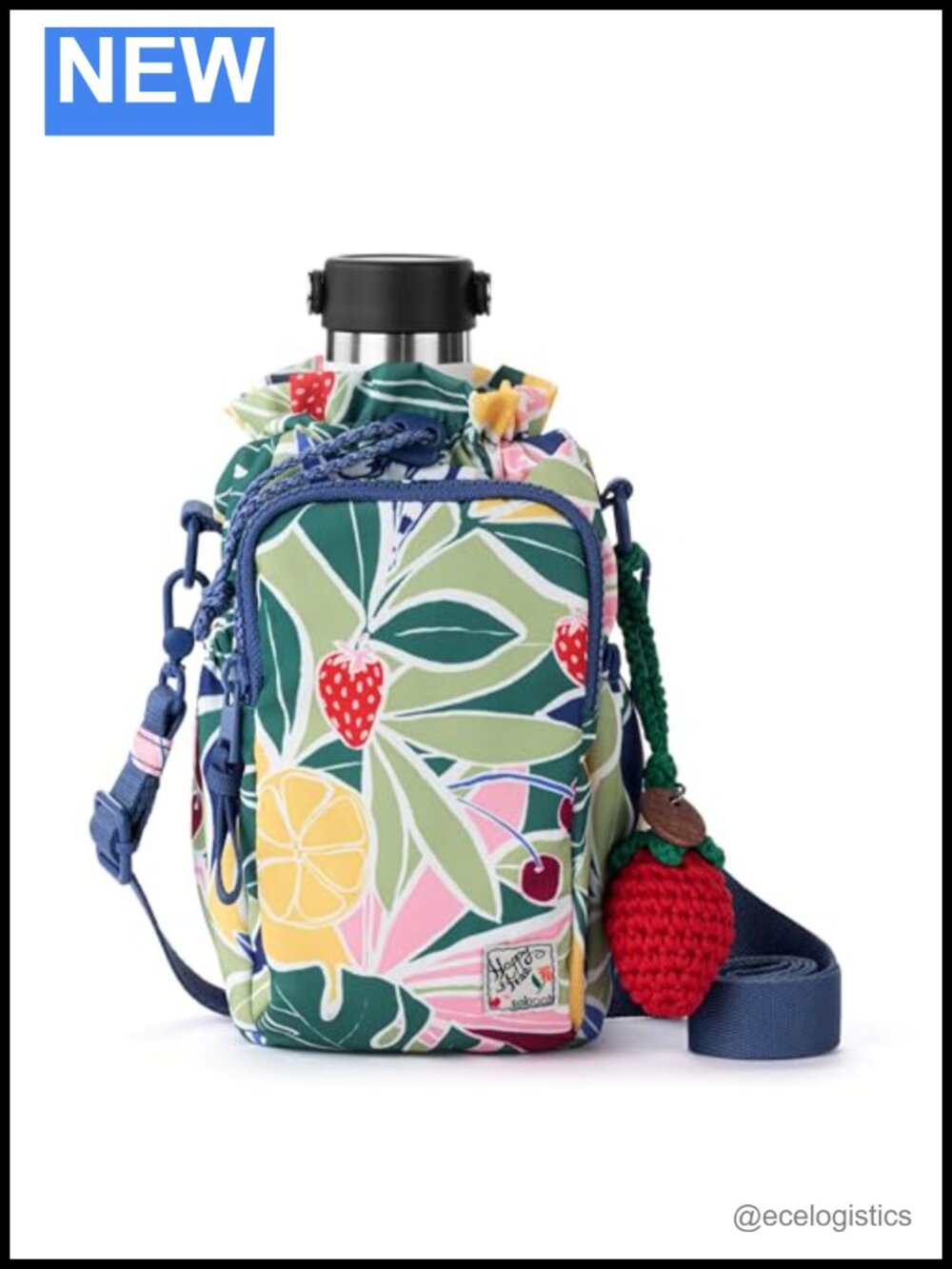 Drawstring Crossbody Purse Lightweight Adjustable Strap